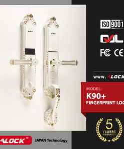 قفل اثر انگشتی دیجیتال ALOCK مدل +K90 سفید